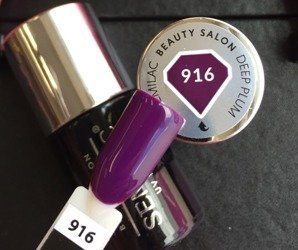 Semilac lakier hybrydowy salon beauty Nr 916 Deep Plum